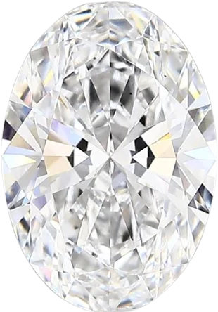 2.42 Carat D vs2 Oval Lab Diamond