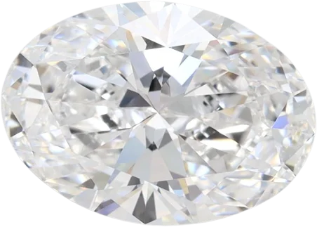 2.45 Carat D VVS2 Oval Lab Diamond