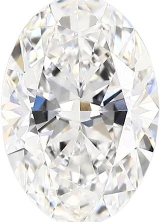 2.48 Carat D vs1 Oval Lab Diamond