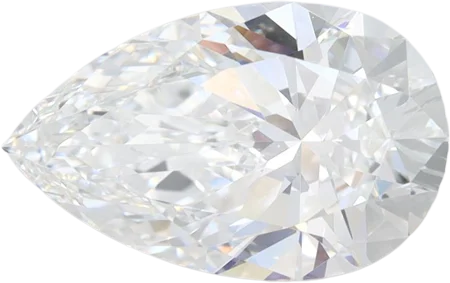 2.51 Carat D VVS2 Pear Lab Diamond