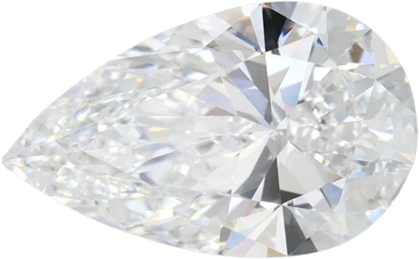 2.52 Carat D VVS2 Pear Lab Diamond