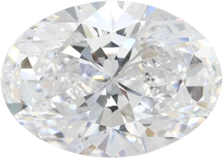 2.54 Carat D VVS2 Oval Lab Diamond