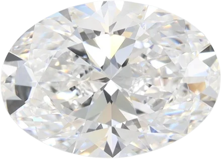 2.56 Carat D VVS1 Oval Lab Diamond