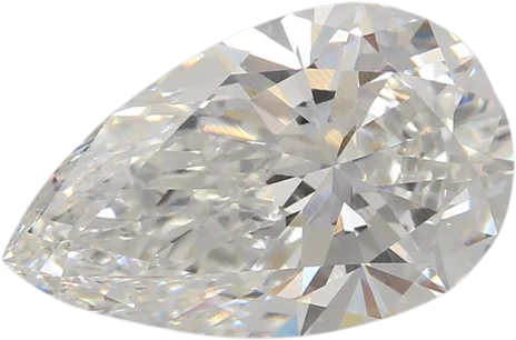 2.56 Carat F VVS2 Pear Lab Diamond