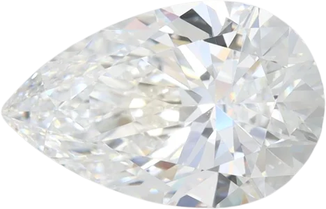 2.57 Carat D VVS2 Pear Lab Diamond