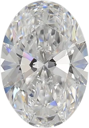 2.6 Carat D VVS1 Oval Lab Diamond