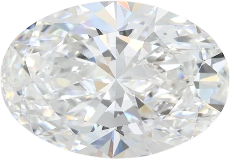 2.6 Carat E VVS2 Oval Lab Diamond