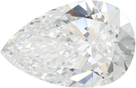 2.6 Carat D VVS2 Pear Lab Diamond