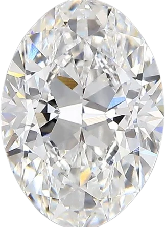 2.61 Carat E vvs2 Oval Lab Diamond