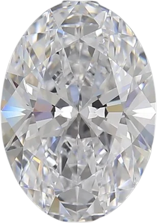 2.67 Carat D VVS1 Oval Lab Diamond