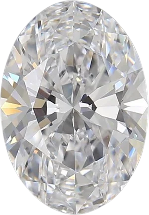 2.73 Carat D VVS1 Oval Lab Diamond