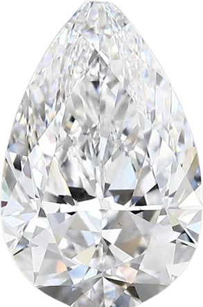 2.75 Carat D vvs2 Pear Lab Diamond