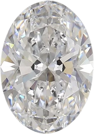 2.84 Carat D VVS1 Oval Lab Diamond