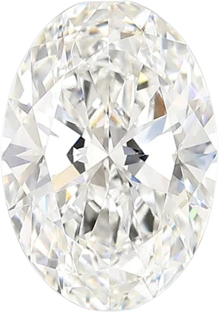 2.88 Carat G vvs2 Oval Lab Diamond