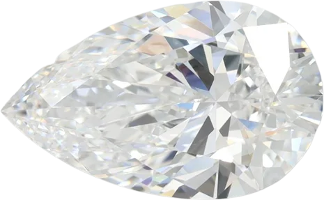 2.95 Carat D VVS1 Pear Lab Diamond