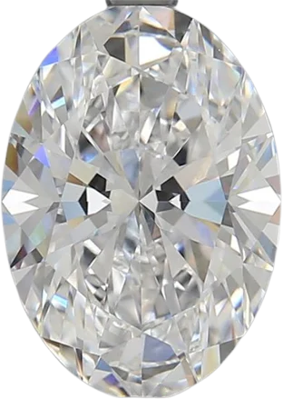 3.04 Carat E VVS2 Oval Lab Diamond