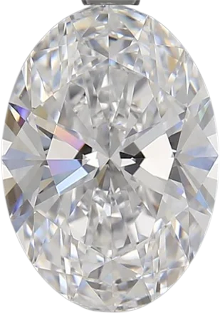 3.06 Carat D VVS2 Oval Lab Diamond