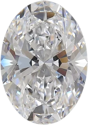 3.08 Carat D VVS1 Oval Lab Diamond