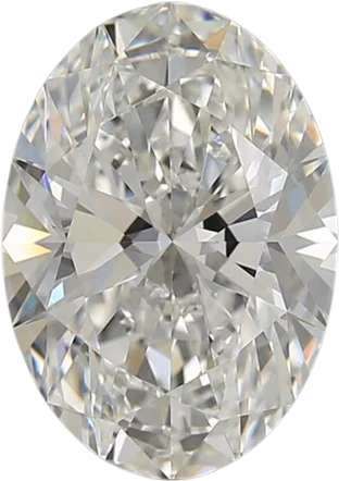 3.16 Carat F VVS1 Oval Lab Diamond