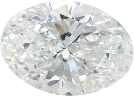 3.19 Carat D VVS2 Oval Lab Diamond