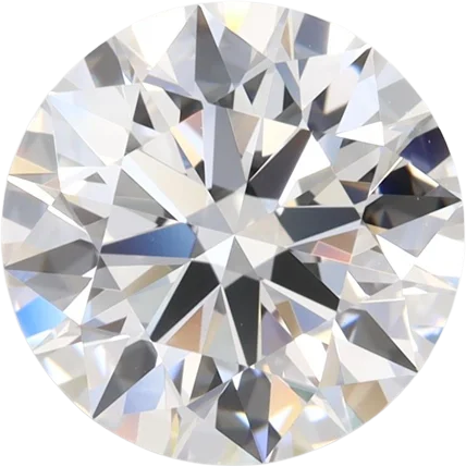 3.23 Carat D VVS2 Round Lab Diamond