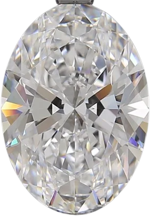 3.26 Carat D VVS2 Oval Lab Diamond