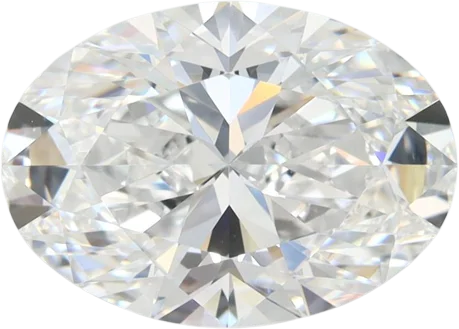 3.32 Carat D VVS2 Oval Lab Diamond