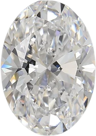 3.38 Carat D VVS1 Oval Lab Diamond