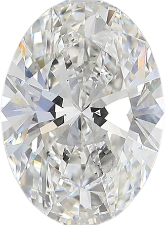 3.45 Carat G vs2 Oval Lab Diamond