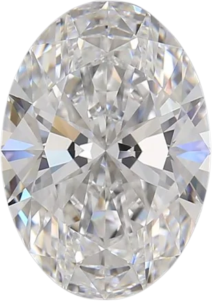 3.74 Carat D VVS1 Oval Lab Diamond