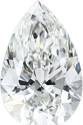 3.8 Carat H VS1 Pear Lab Diamond