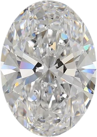 4.51 Carat D IF Oval Lab Diamond