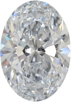 5.72 Carat H VVS2 Oval Lab Diamond