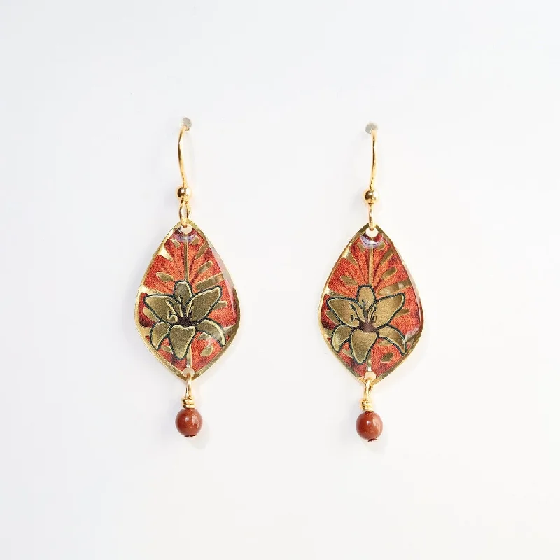 Golden Tantalizing Tiger Lillie Earrings