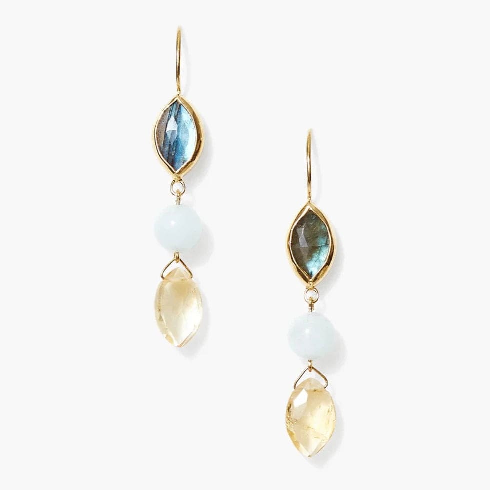 Sabine Earrings Lab Mix