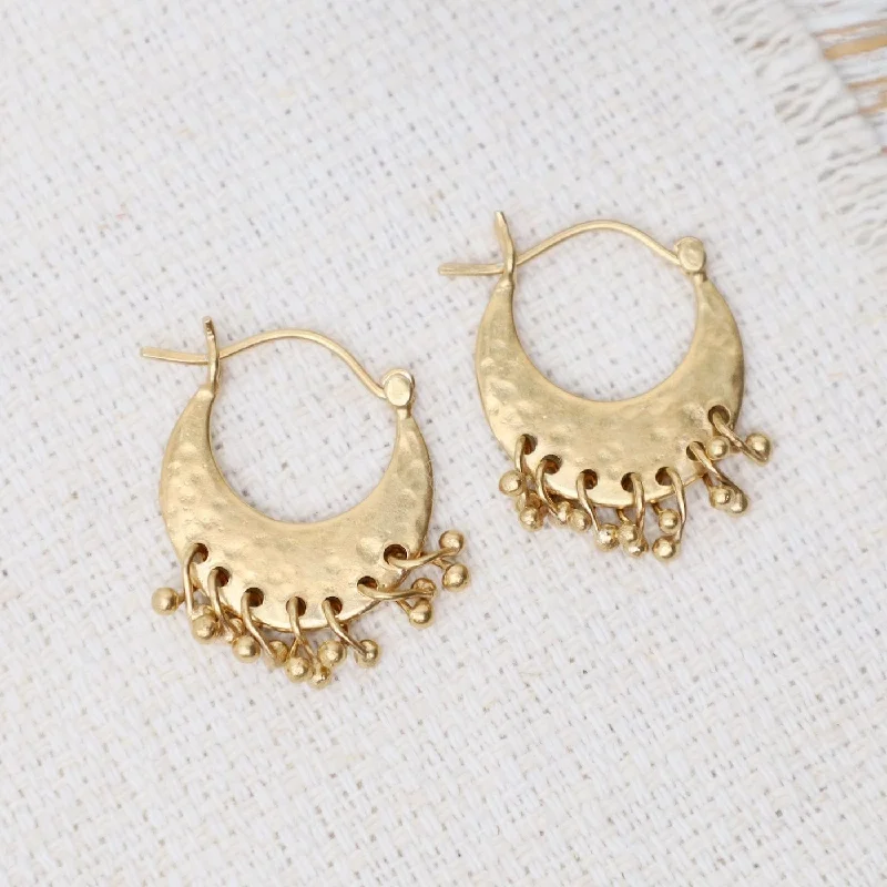 Half Moon Peg Earrings