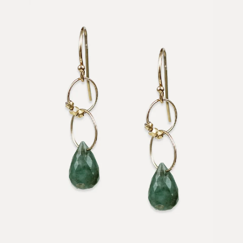 Emerald Astra Earrings