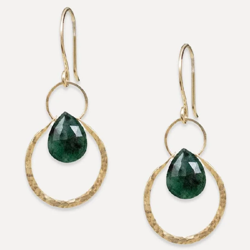 Emerald Ophelia Earrings