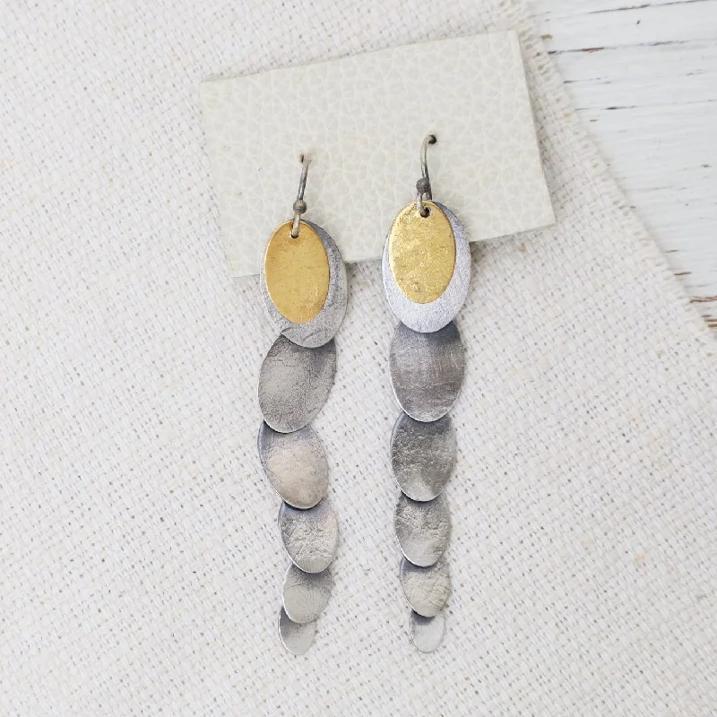 Oval Pivot Earrings