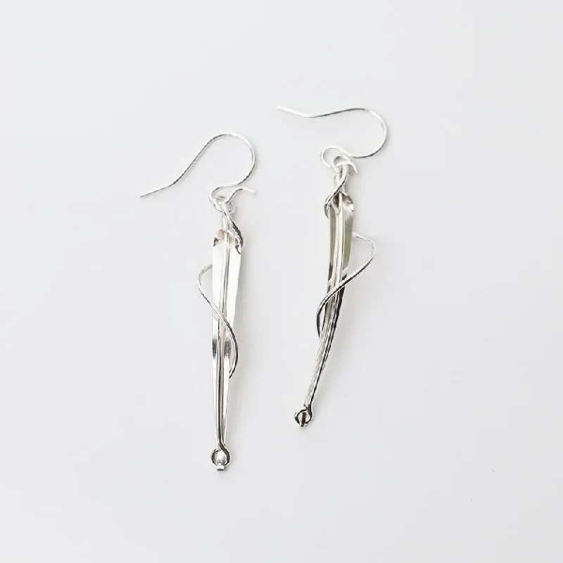 Tiny Dancer Earrings in Sterling Silver