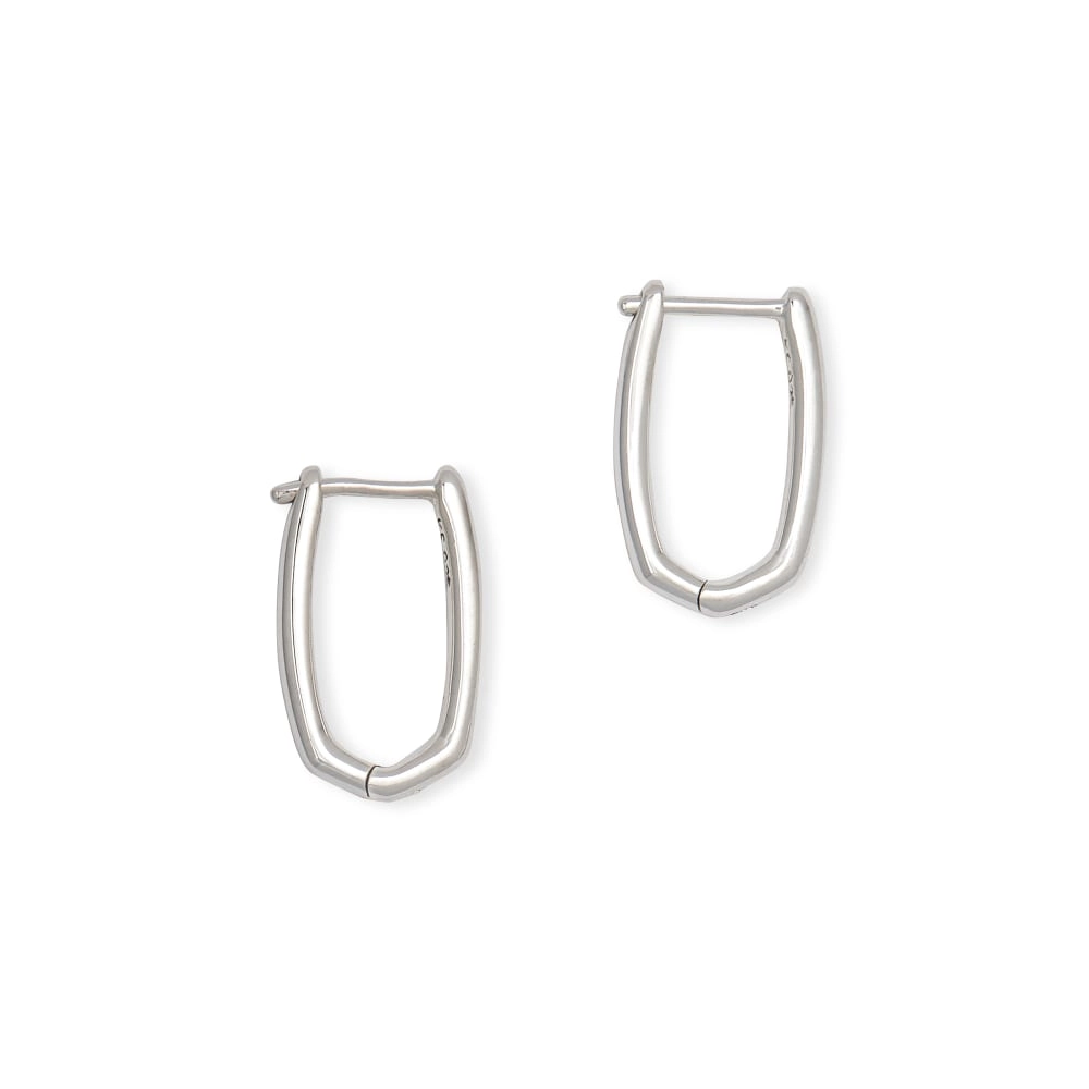 Kendra Scott Ellen Sterling Silver Huggie Earrings