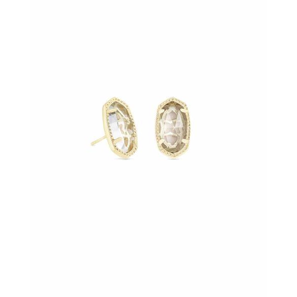 Kendra Scott Ellie Earrings in Gold with Crystal