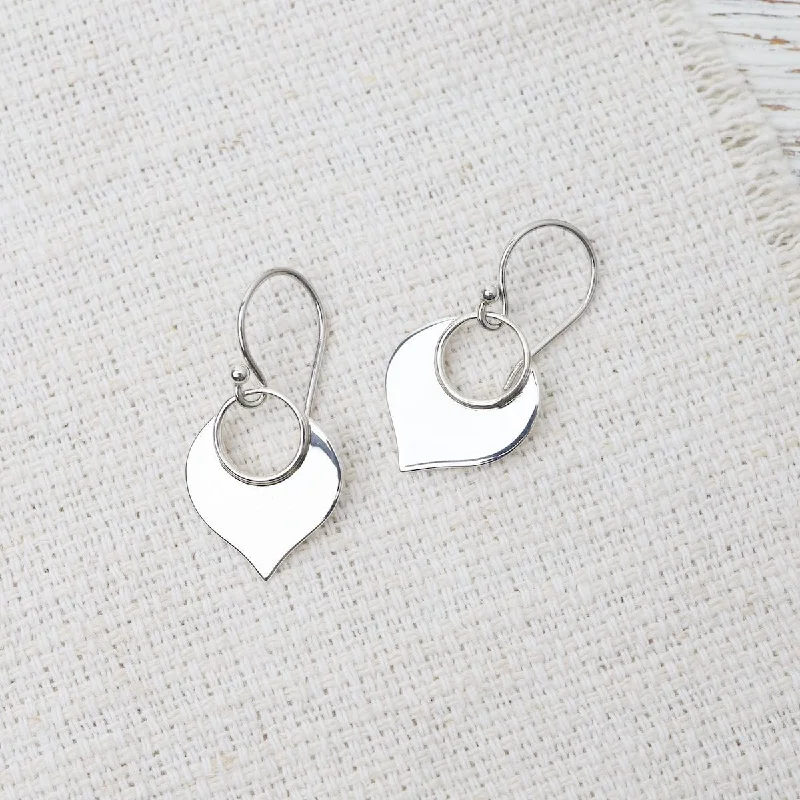 Lotus Petal Dangle Earrings