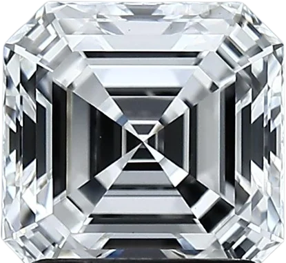 1.92 Carat D VVS2 Asscher Lab Diamond