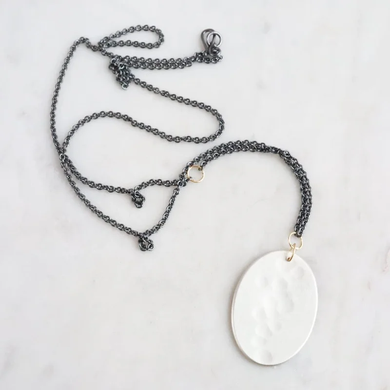 Oval Amulet Necklace