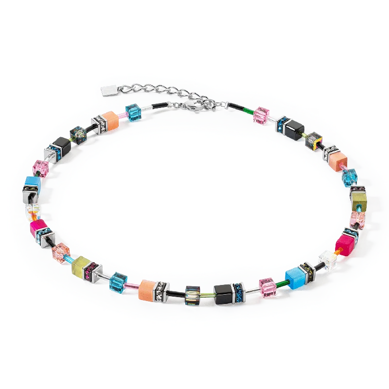 Multicolor GeoCube Iconic Necklace