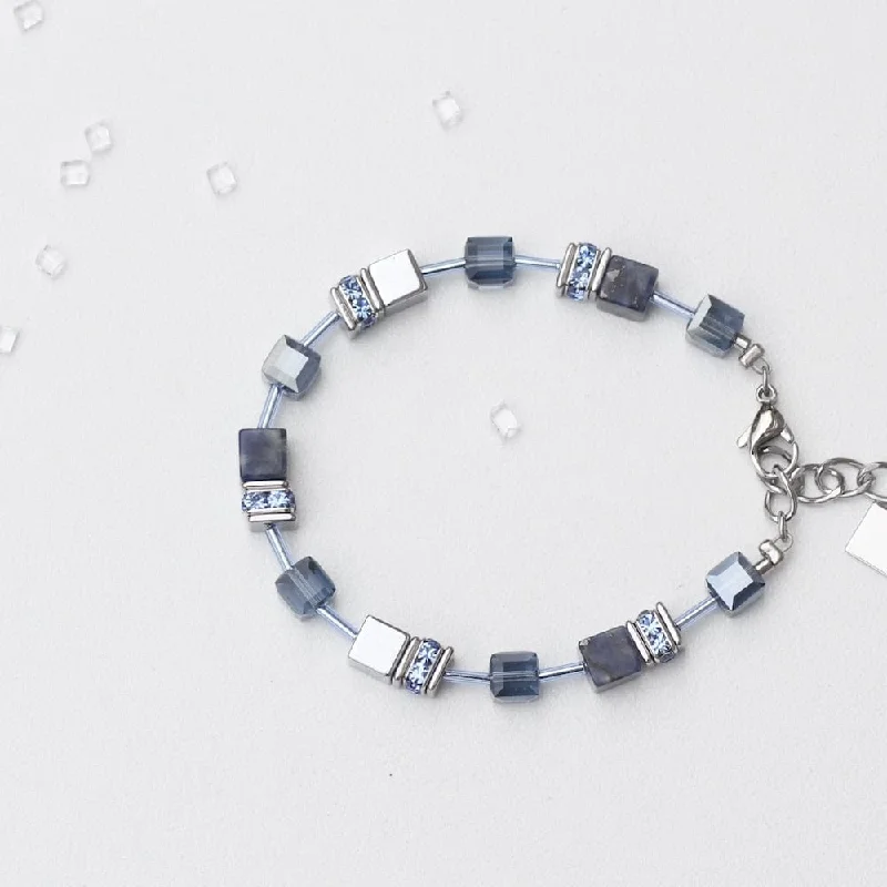 SODALITE GEO CUBE BRACELET