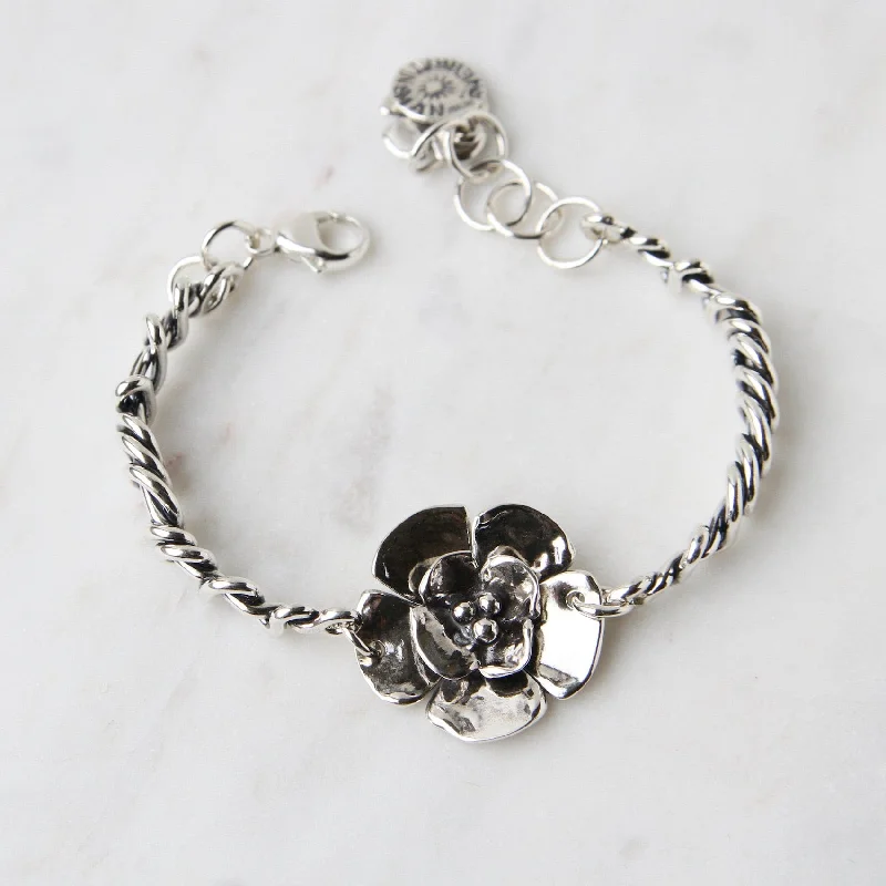 Double Dogwood and Vine Bracelet