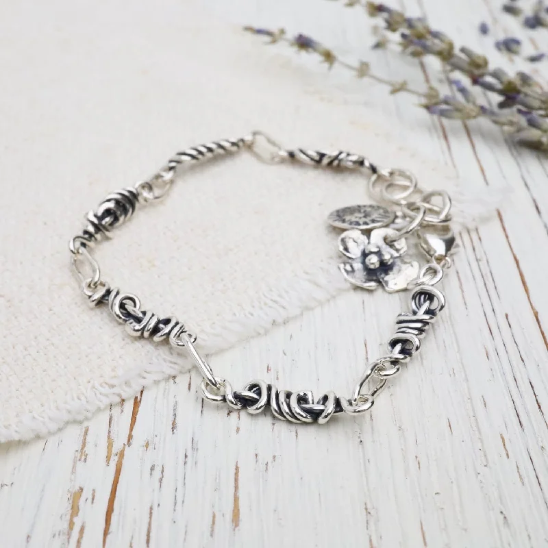 Ivy Vine Wrapped Bracelet