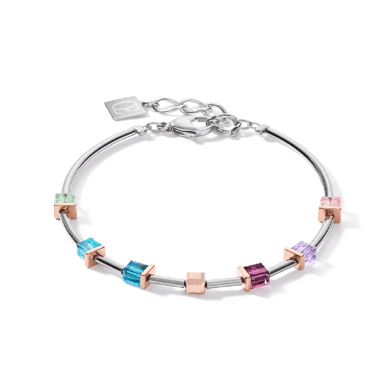 Multicolor Geocube Bracelet